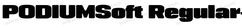 PODIUMSoft Regular字体转换